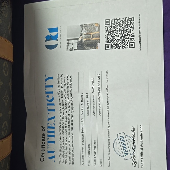 LOUIS VUITTON MONOGRAM SAC TROIS POCHES 55 SUITCASE TRAVEL BAG WITH COA - Picture 16 of 16